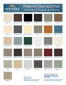 ACM Color Chart | The Gutter Company